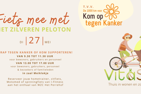 1000 kilometer voor het goede doel met het Zilveren Peloton