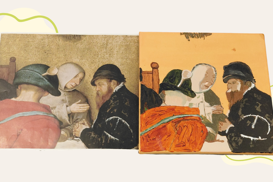 WZC Het Perrehof en CDV De Hortus herschilderen Bruegel voor het goede doel