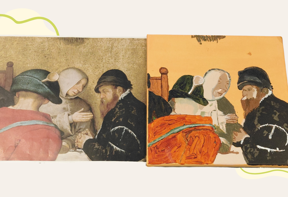 WZC Het Perrehof en CDV De Hortus herschilderen Bruegel voor het goede doel
