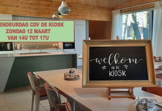 CDV De Kiosk stelt zijn deuren open voor het grote publiek