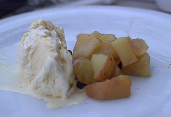 Appeltjes met ijs smaken bijzonder goed met dit warme weer.